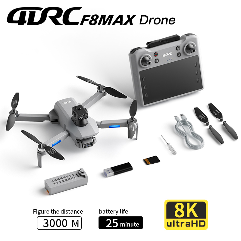 Rc Helicopter Case - F8 max gps drone profissional 8k