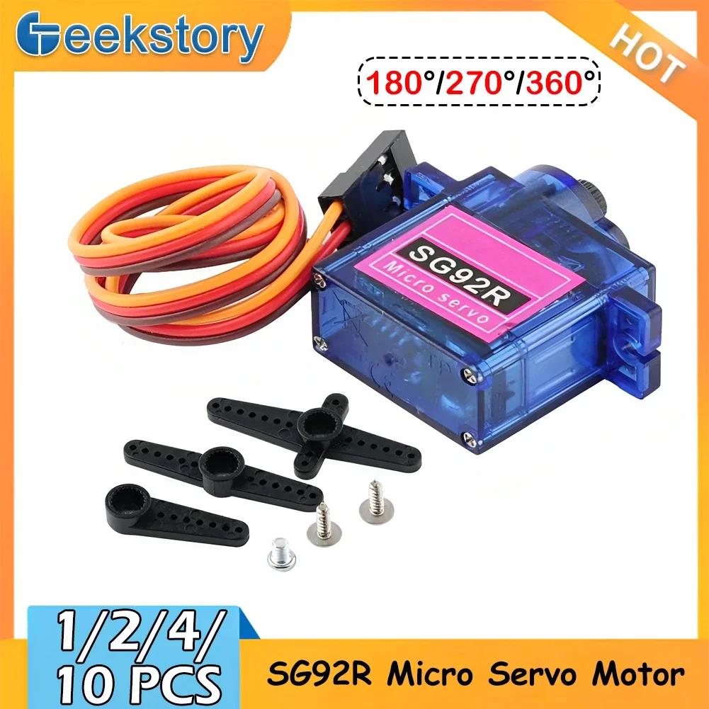 Rc Helicopter Servo - 1/2/4/10 unidades de microservomotor analógico SG92R