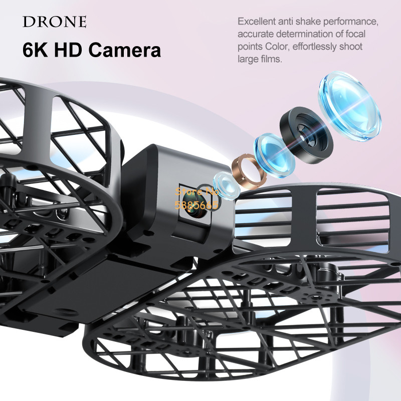 Câmera HD 8K 360 °   Proteção  - Rc Helicopter Mini avaliação e preço