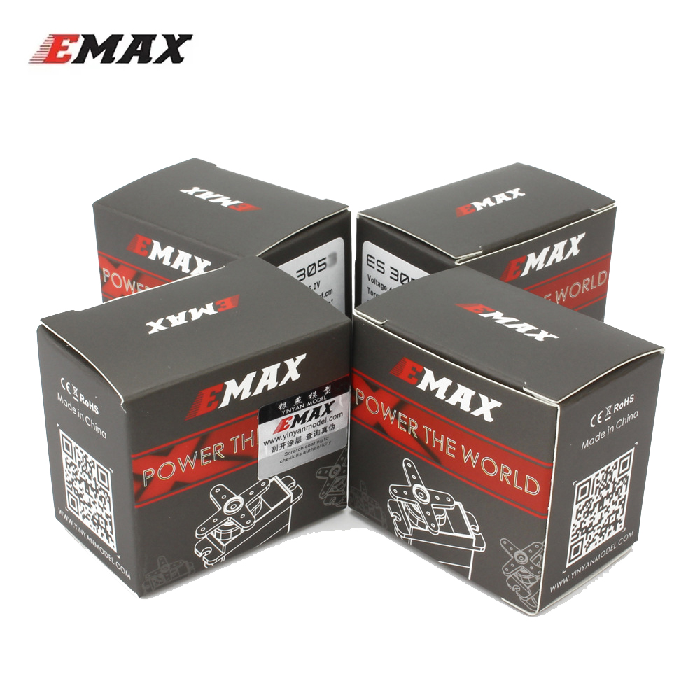 4pcs EMAX ES3054 ES3004 ES3001 - Rc Helicopter Servo avaliação e preço