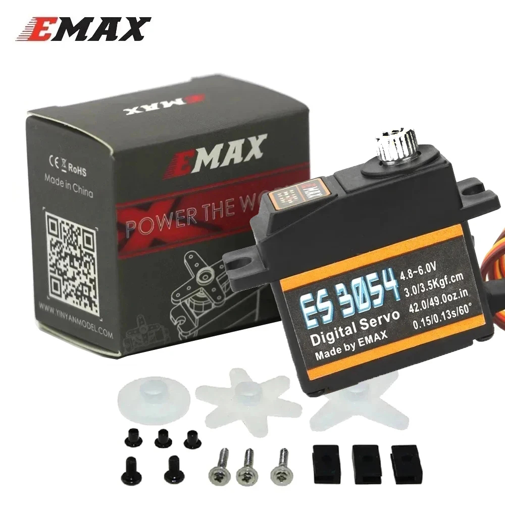 4pcs EMAX ES3054 ES3004 ES3001 - Rc Helicopter Servo avaliação e preço
